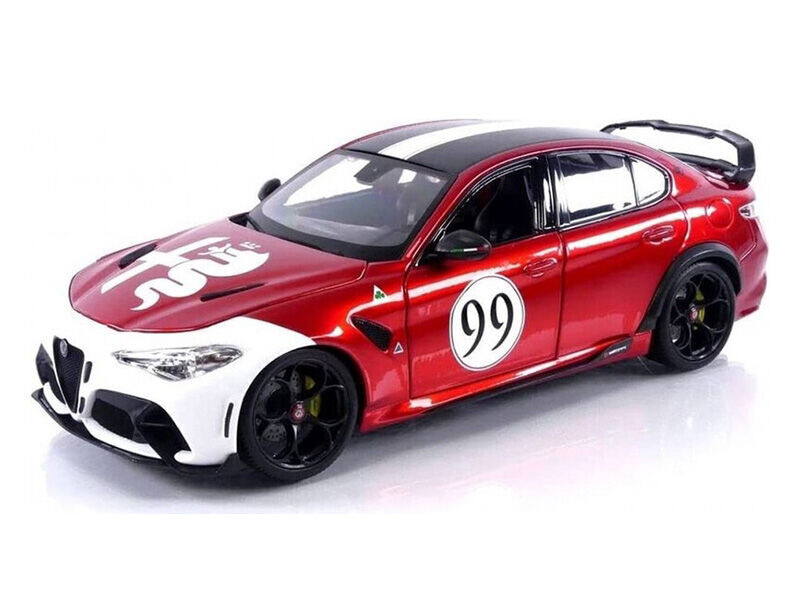 Bburago Alfa Romeo Giulia GTAm - Met Red #99 1:18